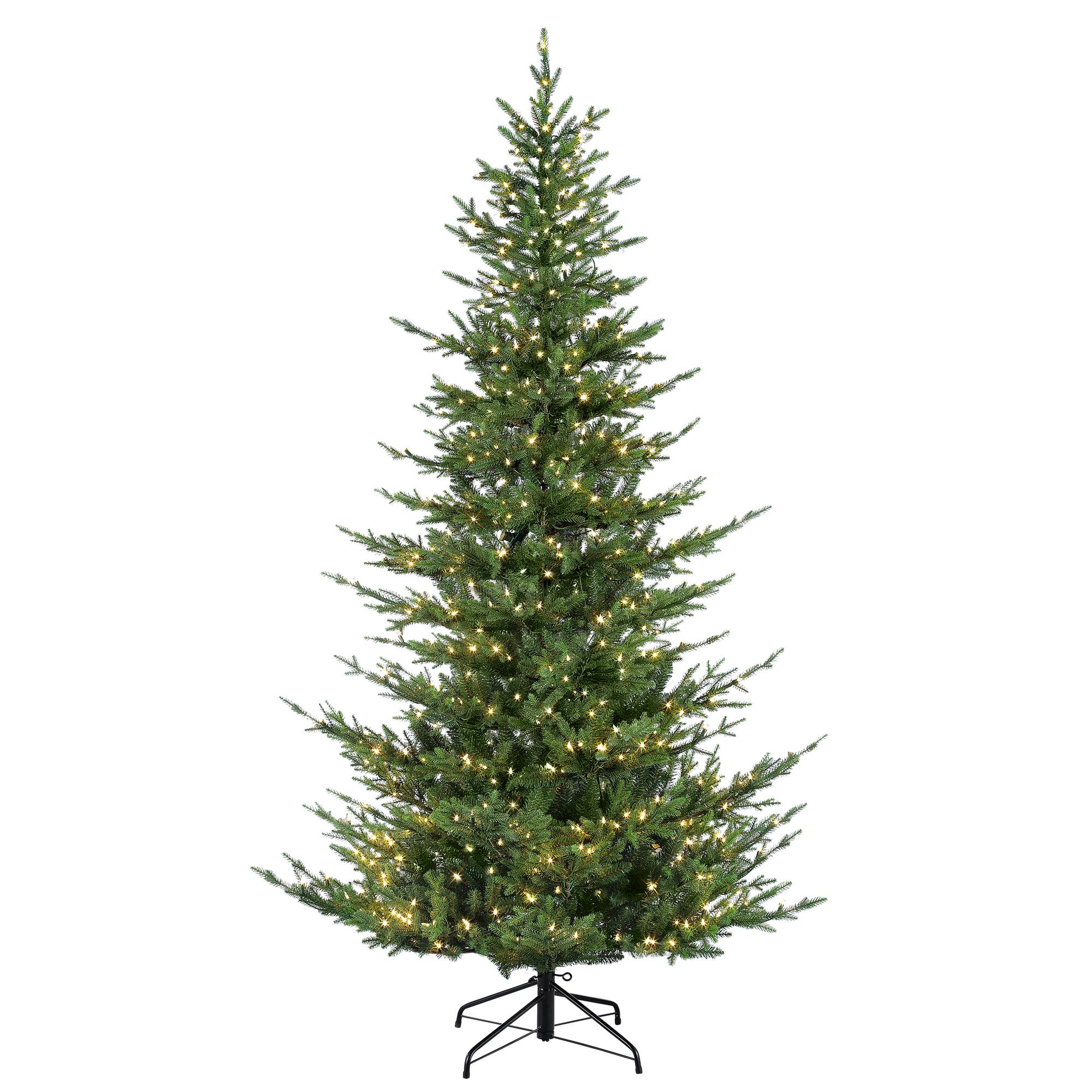 6.5ft. Pre-Lit Natural Fir Artificial Christmas Tree, Clear Lights